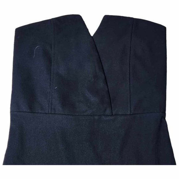 Derek Heart Couture Little Mini Black Sweetheart V Strapless sz M Juniors - Picture 7 of 13